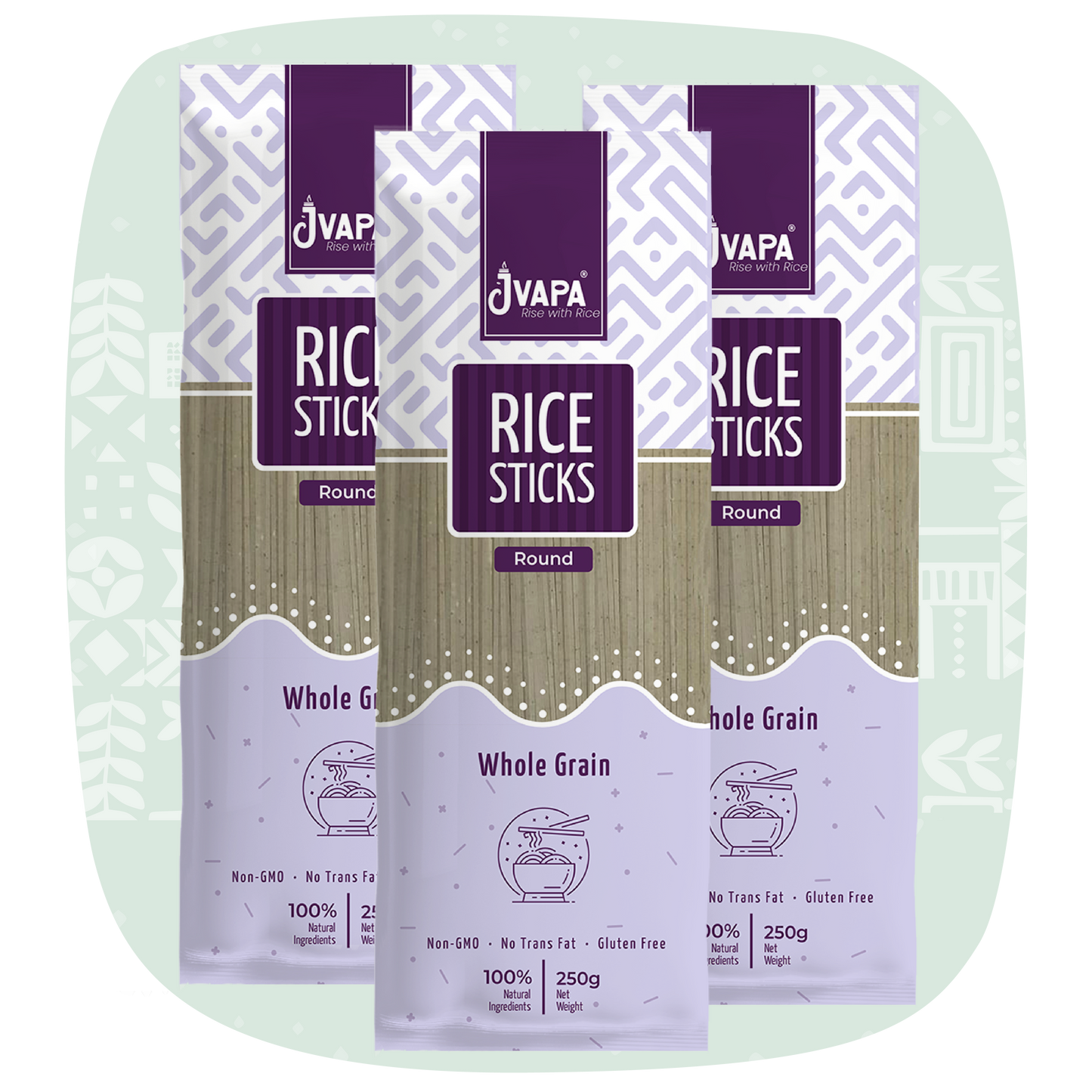 Rice Sticks  (Round) 250g Pack of 3