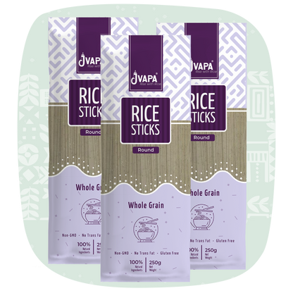Rice Sticks  (Round) 250g Pack of 3